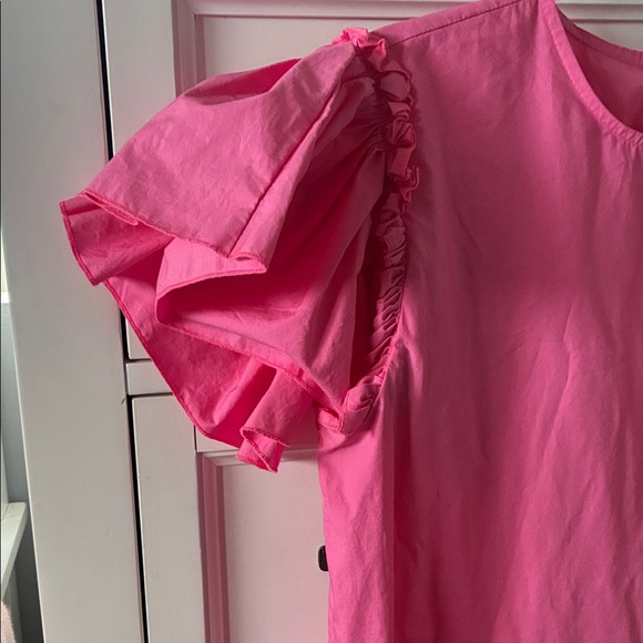 Pink Ruffled Dress size L - Picture 3 of 5